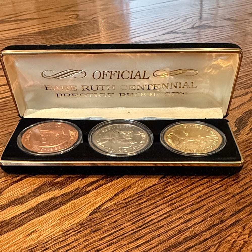Official Babe Ruth Centennial Coin Prestige Proof Set
